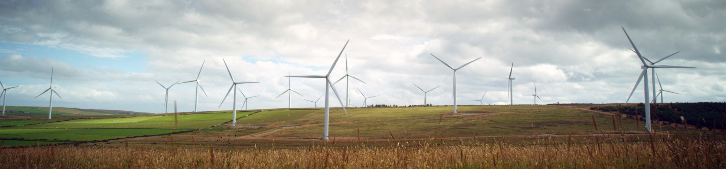 Windkraftanlagen im Windpark Smøla in Norwegen.