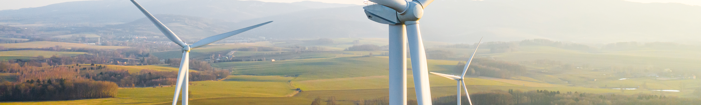 Windpark im Morgengrauen