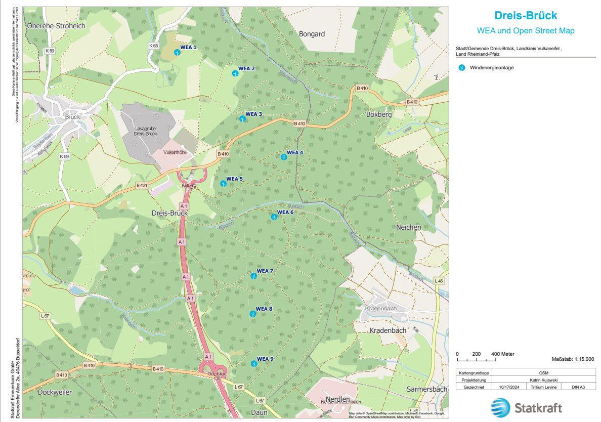 Das vorl&auml;ufige Parklayout: erst nach Abschluss der erforderlichen Untersuchungen im Plangebiet wird sich zeigen, wie viele Anlagen m&ouml;glich sind.&nbsp;