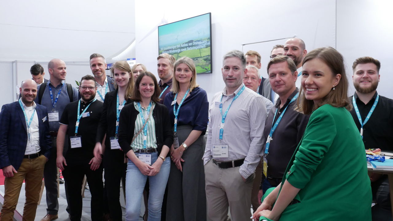 Statkraft Mitarbeiter auf Messe